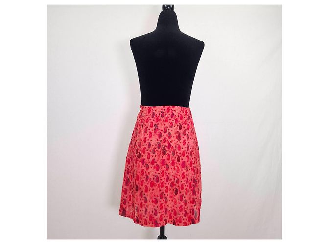 Christian Lacroix Minifalda Rosa Estampado Paisley - vista 5