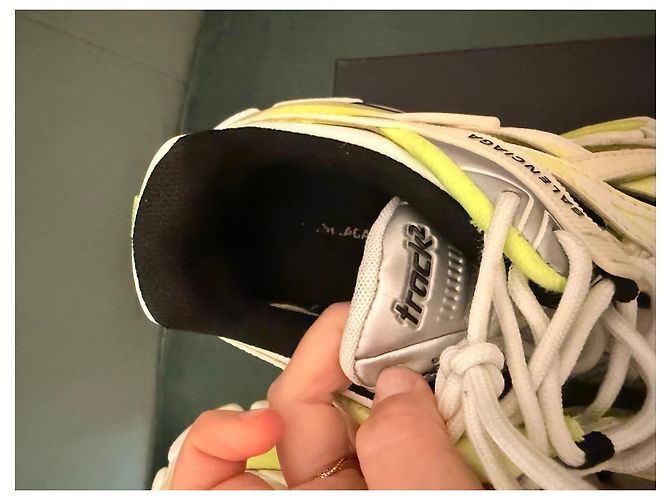 Sneakers Balenciaga Track Bianco Giallo - vista 13