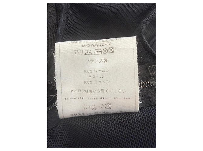 Christian Dior Asymmetrisches Drapiertes Abendkleid Schwarz - Ansicht 6