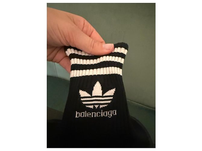 Balenciaga x Adidas Speed Trainer Sneakers Nero - vista 3