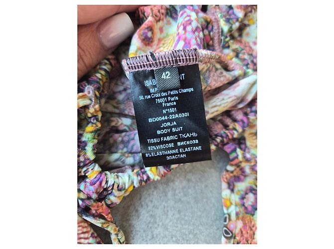 Isabel Marant Jorja Body mit Blumenprint Mehrfarben - Ansicht 7