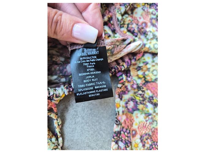 Isabel Marant Jorja Body mit Blumenprint Mehrfarben - Ansicht 8