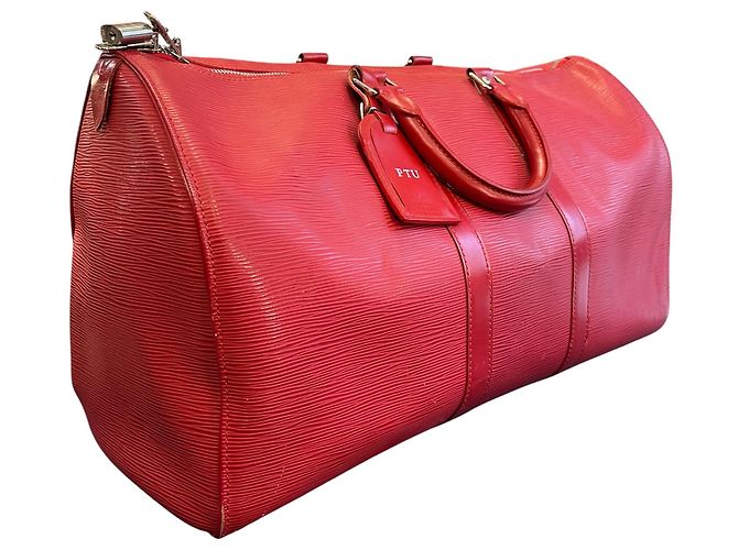 Louis Vuitton Reisetasche 2006, rotes Epi-Leder - Ansicht 2