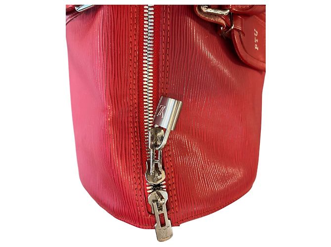 Louis Vuitton Reisetasche 2006, rotes Epi-Leder - Ansicht 5
