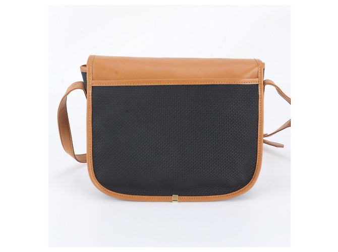 Borsa a tracolla in pelle Yves Saint Laurent Marrone Nero - vista 3