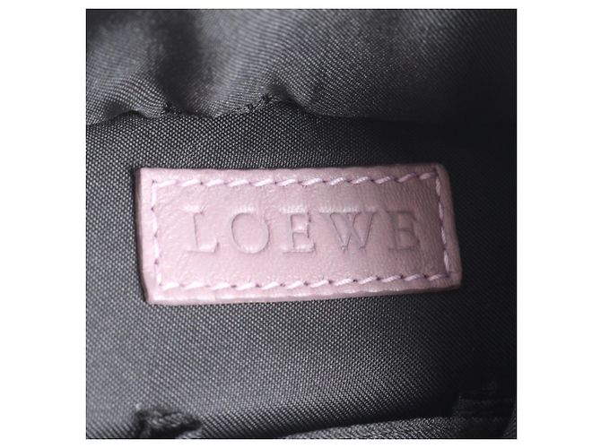 Borsa tote in pelle Loewe Nappa Aire Anagram Porpora Giallo - vista 8