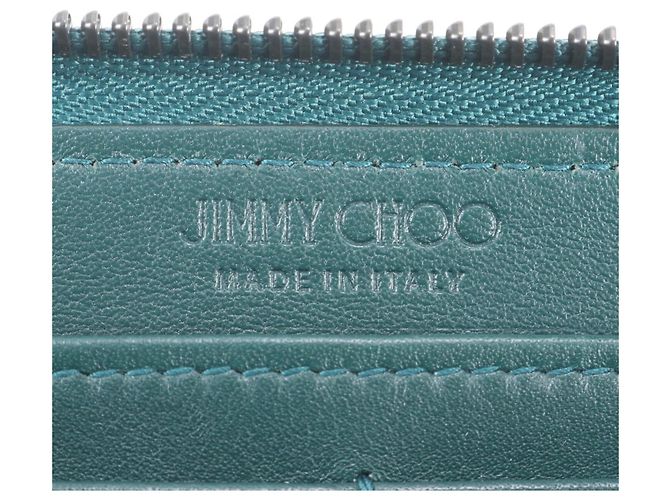 Jimmy Choo Leder-Langbeutel mit Stern-Nieten Grün - Ansicht 7