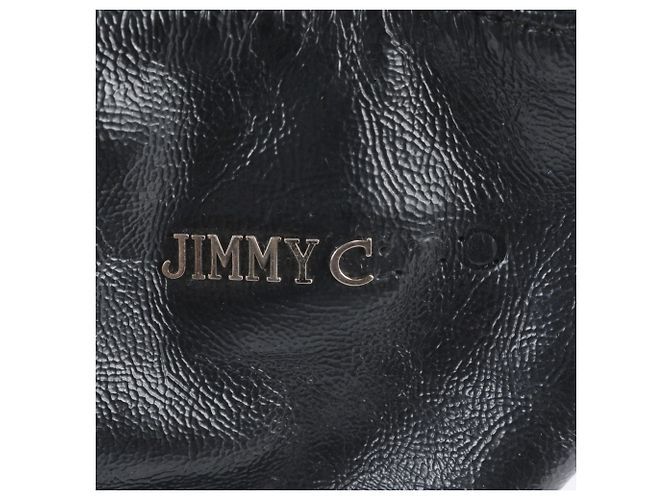 Borsa a tracolla Jimmy Choo Sky Bag in pelle con borchie a stella Nero Argento - vista 9