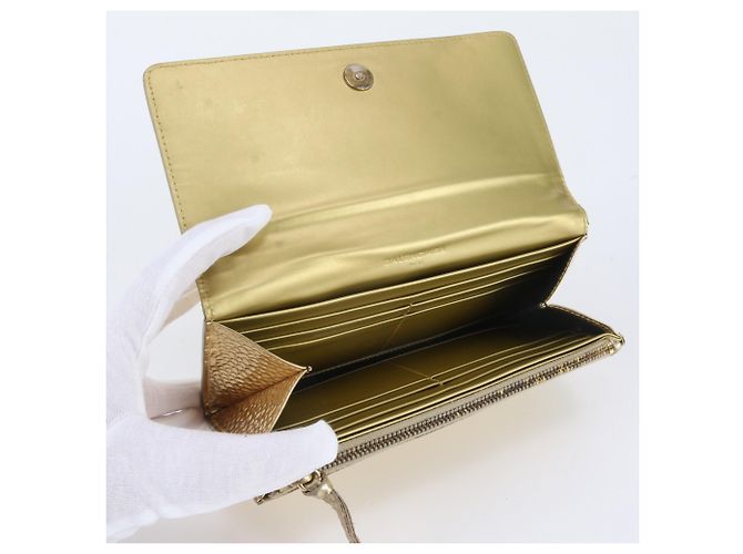 Cartera larga de piel Giant de Balenciaga Dorado - vista 6
