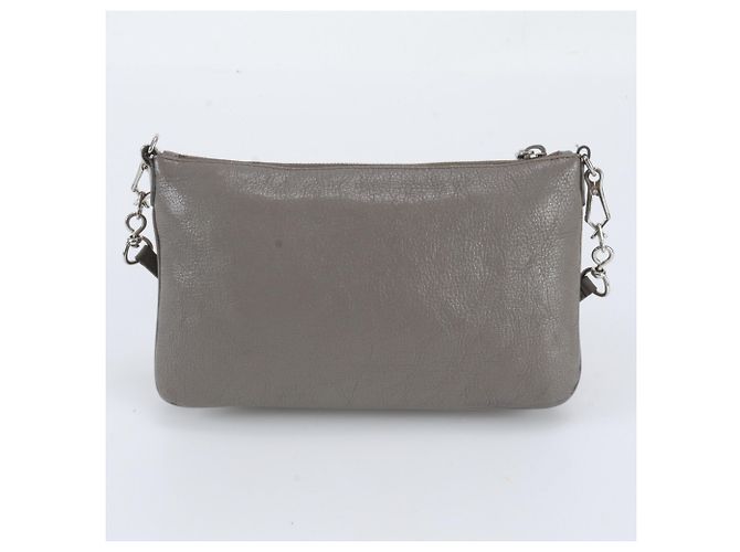 Borsa a tracolla in pelle Miu Miu Beige - vista 3