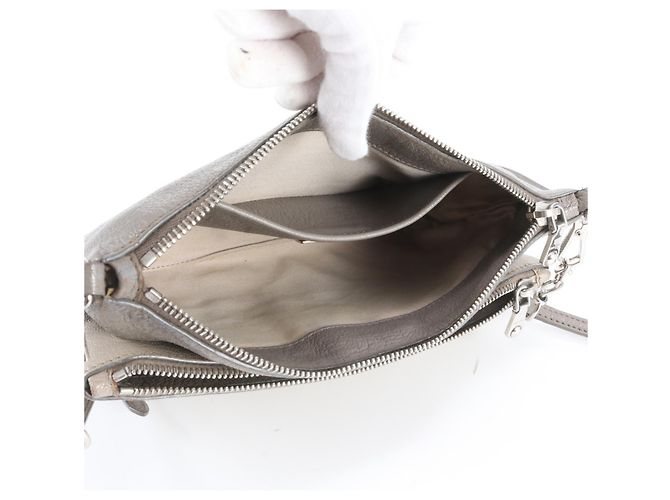 Borsa a tracolla in pelle Miu Miu Beige - vista 8