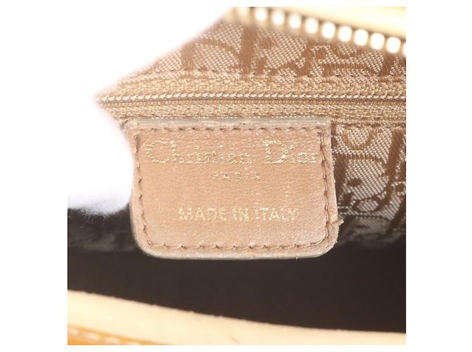 Borsa Christian Dior Cannage Lady Leather Beige - vista 8