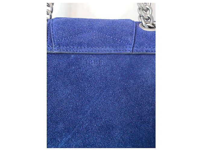 IKKS Borsa THE 1. Pop Color Blu Cobalto in Pelle Velluto Matelassé - vista 13