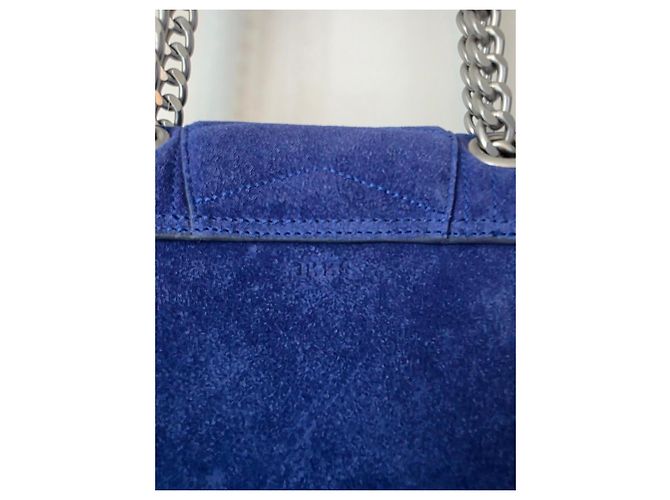 IKKS Borsa THE 1. Pop Color Blu Cobalto in Pelle Velluto Matelassé - vista 5