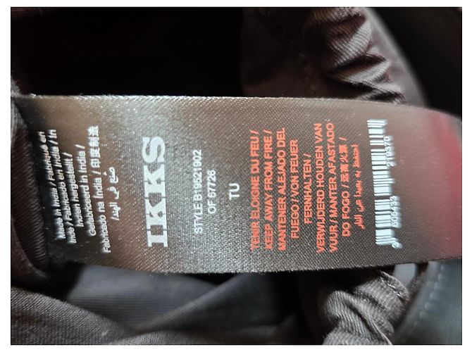 IKKS Borsa a Secchiello in Pelle Intrecciata Nera con Frange Nero - vista 6