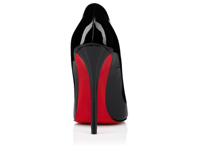 Décolleté Christian Louboutin So Kate in vernice nera Nero - vista 2
