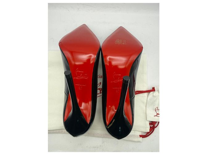 Décolleté Christian Louboutin So Kate in vernice nera Nero - vista 4