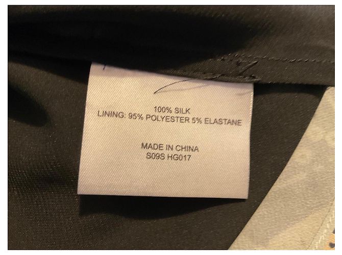 Karen Millen Blusa de seda con estampado floral Rosa Blanco Azul Verde - vista 5