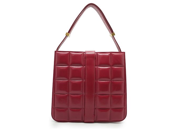 Bottega Veneta Borsa a spalla imbottita Marie in pelle bordeaux Bordò - vista 2