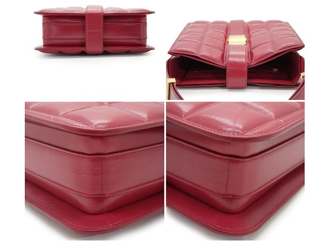 Bottega Veneta Borsa a spalla imbottita Marie in pelle bordeaux Bordò - vista 3