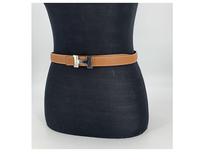 Gucci Hermes Constance H Wendelgürtel aus Leder in Schwarz und Braun Größe 75 Mehrfarben - Ansicht 4