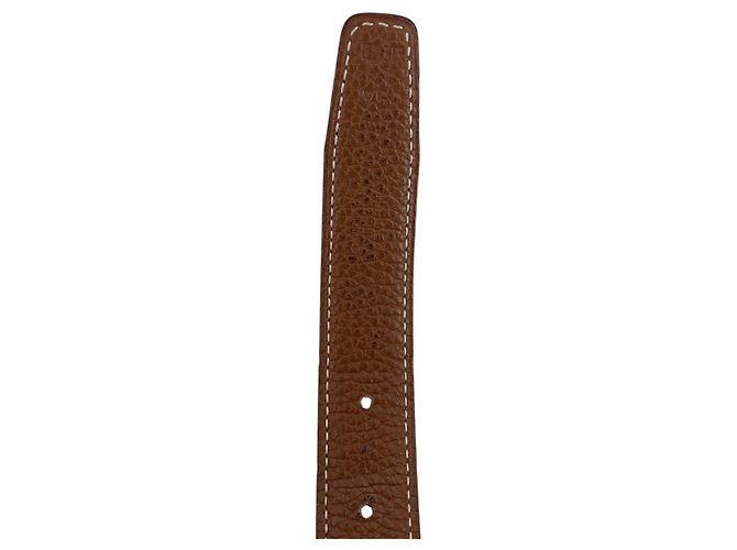 Gucci Hermes Constance H Wendelgürtel aus Leder in Schwarz und Braun Größe 75 Mehrfarben - Ansicht 5