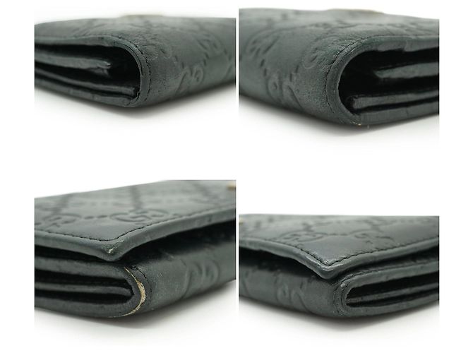 Gucci Cartera larga y monedero de piel Black GG ssima Negro - vista 4