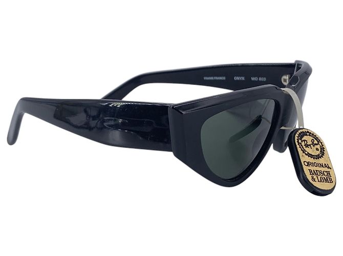 Ray-Ban B&L Onyx Vintage Black W0803 Cat Eye Sonnenbrille Schwarz - Ansicht 3