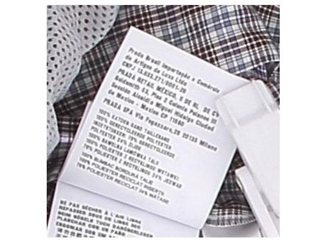 Miu Miu Gonna midi plissettata a quadri Grigio - vista 5