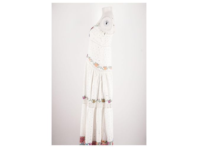 Autre Marque Vestido LoveShackFancy de algodão branco - vista 5