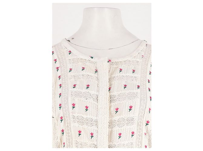 Autre Marque Vestido de algodón blanco LOVE SHACK FANCY - vista 2