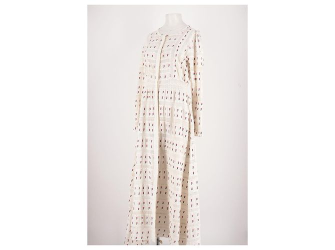 Autre Marque Vestido de algodón blanco LOVE SHACK FANCY - vista 4