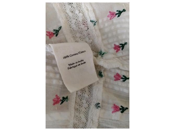 Autre Marque Vestido de algodón blanco LOVE SHACK FANCY - vista 8