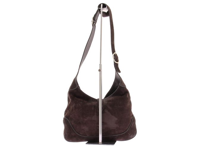 Borsa a tracolla Gucci Jackie 1961 Marrone - vista 3