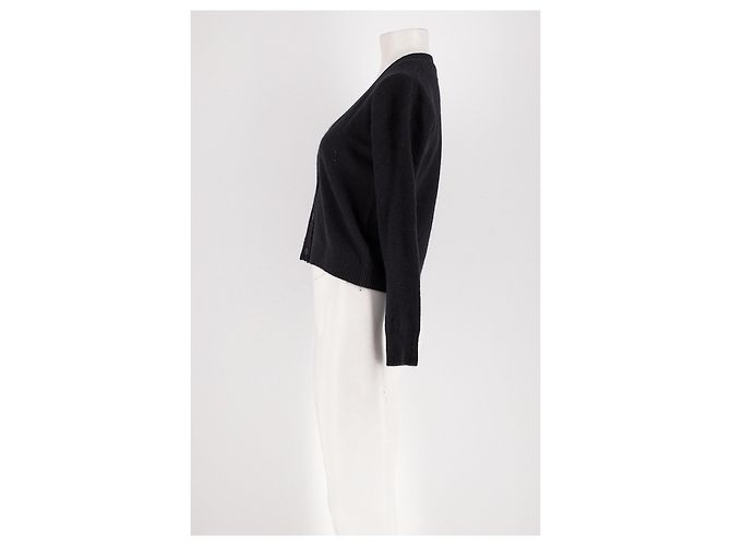 Autre Marque FROM FUTURE Kaschmir Cardigan schwarz - Ansicht 5