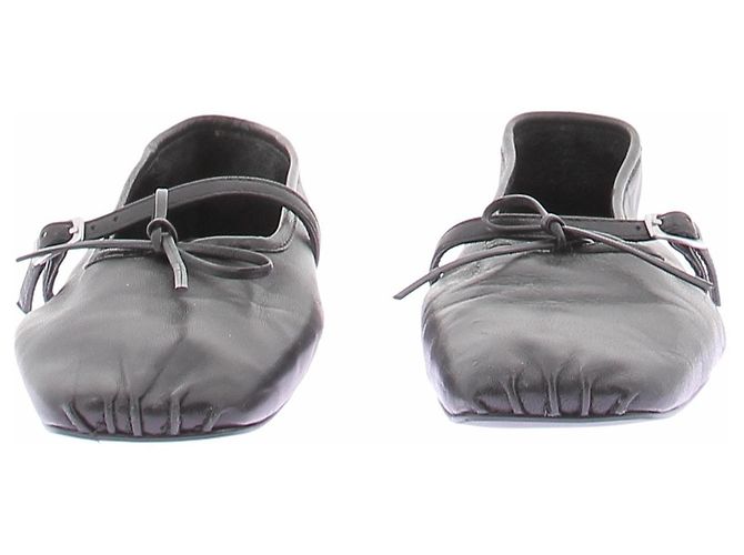 Autre Marque Bailarinas negras "Mars" de cuero Negro - vista 3