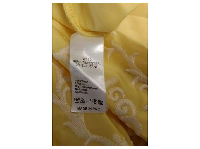 Autre Marque Vestido largo amarillo ANTICA SARTORIA - vista 8