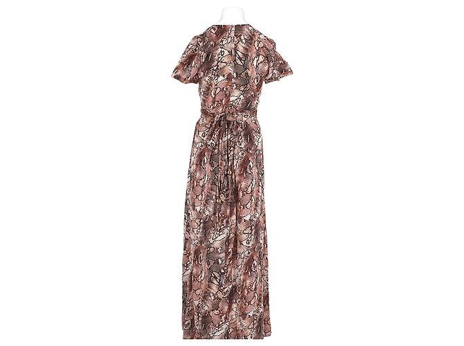 Abito maxi Melissa Odabash marrone in viscosa - vista 6
