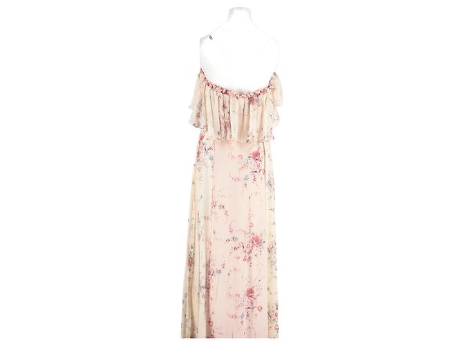 Autre Marque Love Shack Fancy Seidenkleid Rosa Pink - Ansicht 6