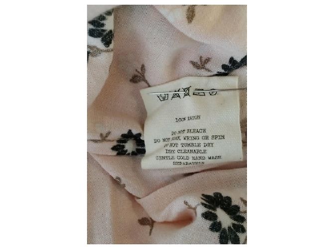 Autre Marque Top folgado de viscose rosa - vista 8