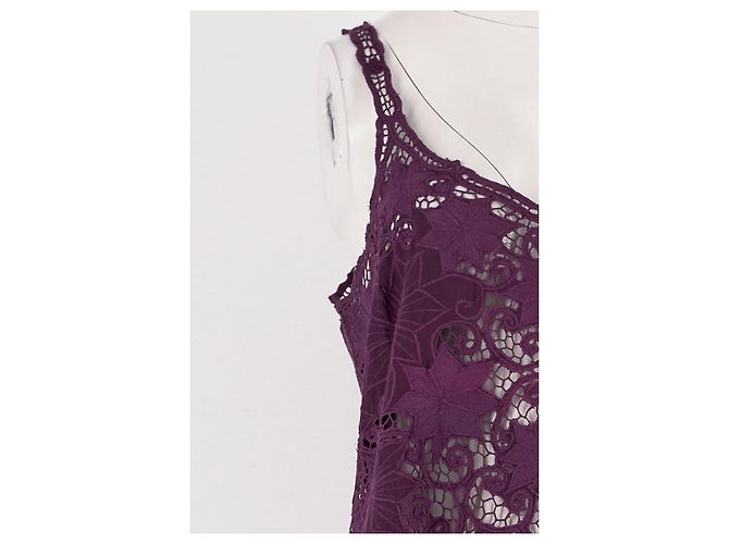 Autre Marque Top a taglio dritto viola SHINTA Porpora - vista 3