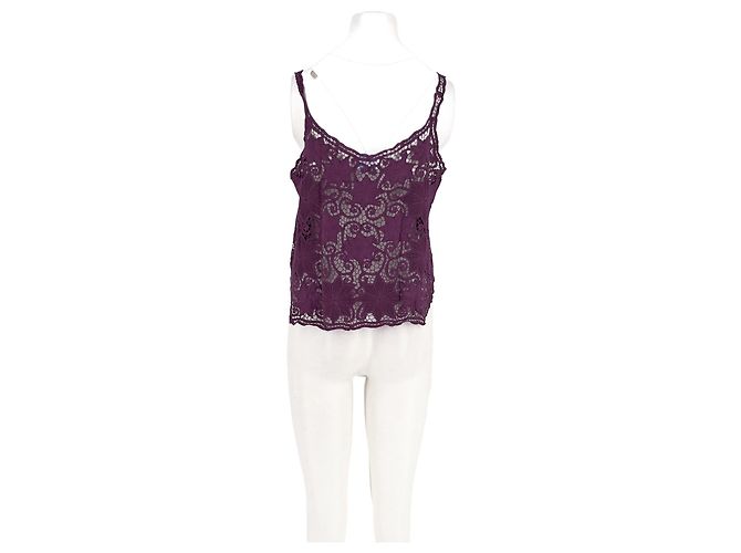 Autre Marque Top a taglio dritto viola SHINTA Porpora - vista 6