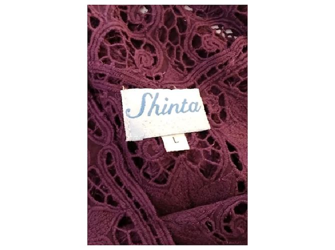 Autre Marque Top a taglio dritto viola SHINTA Porpora - vista 7