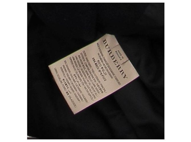 Burberry Navy Blue Wool Coat - view 5