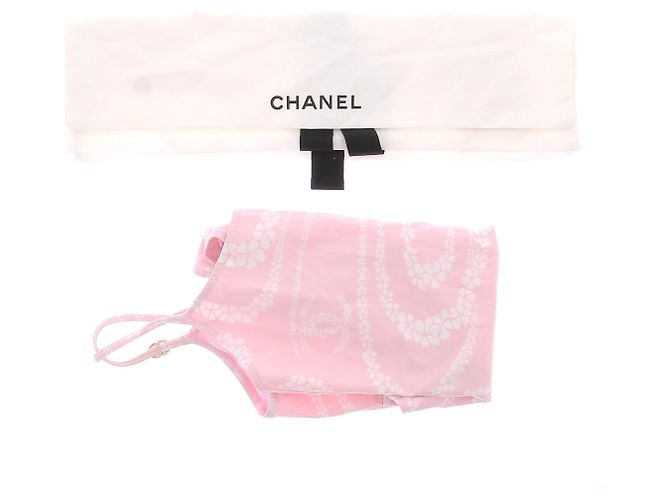 Chanel Costume da bagno rosa intero - vista 6
