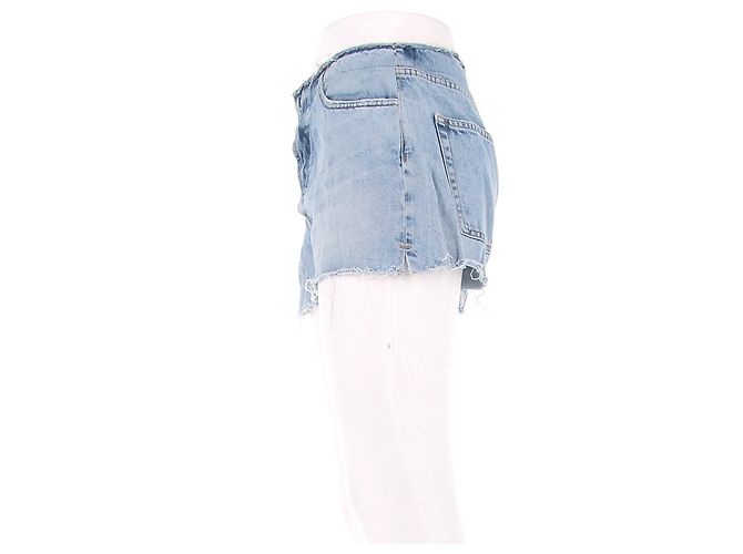 Iro Denim Mini Shorts Blau - Ansicht 4