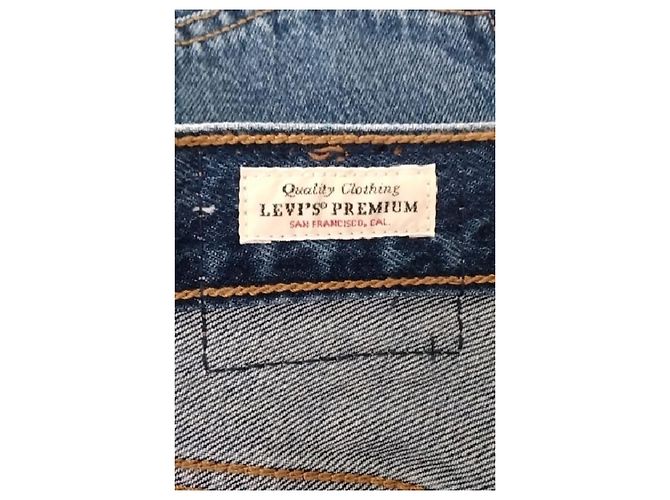 Levi's Blaue Baumwollshorts Größe 27 - Ansicht 5