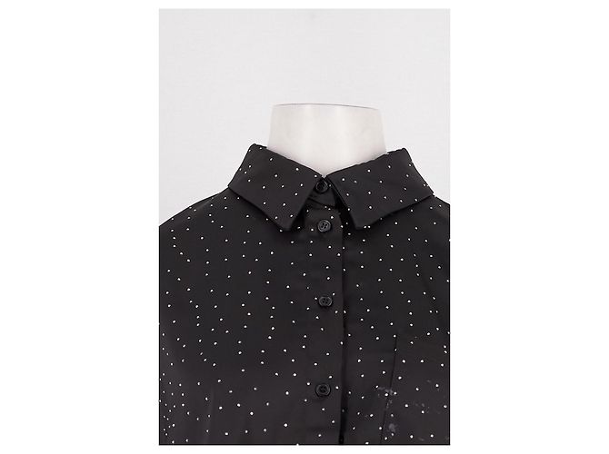 Autre Marque Camisa reta preta ELEH Preto - vista 2