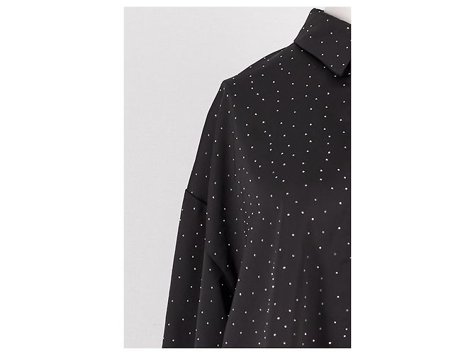 Autre Marque Camisa reta preta ELEH Preto - vista 3