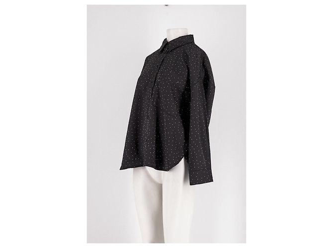 Autre Marque Camisa reta preta ELEH Preto - vista 4